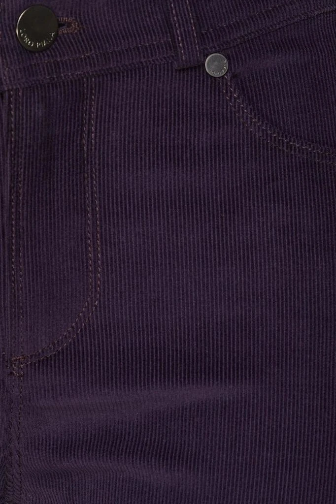商品Loro Piana|Cotton-blend corduroy slim-leg pants,价格¥2242,第4张图片详细描述