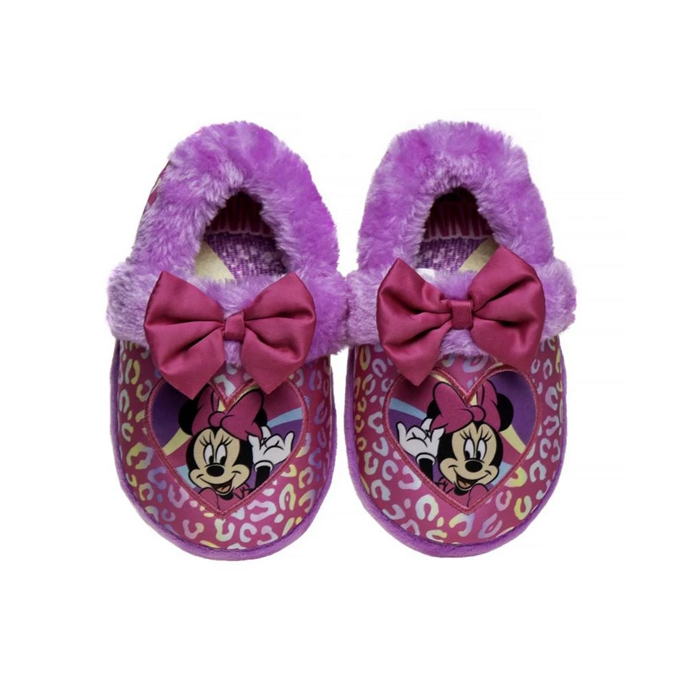 商品Disney|Little Girls Minnie Mouse Slippers,价格¥192,第3张图片详细描述