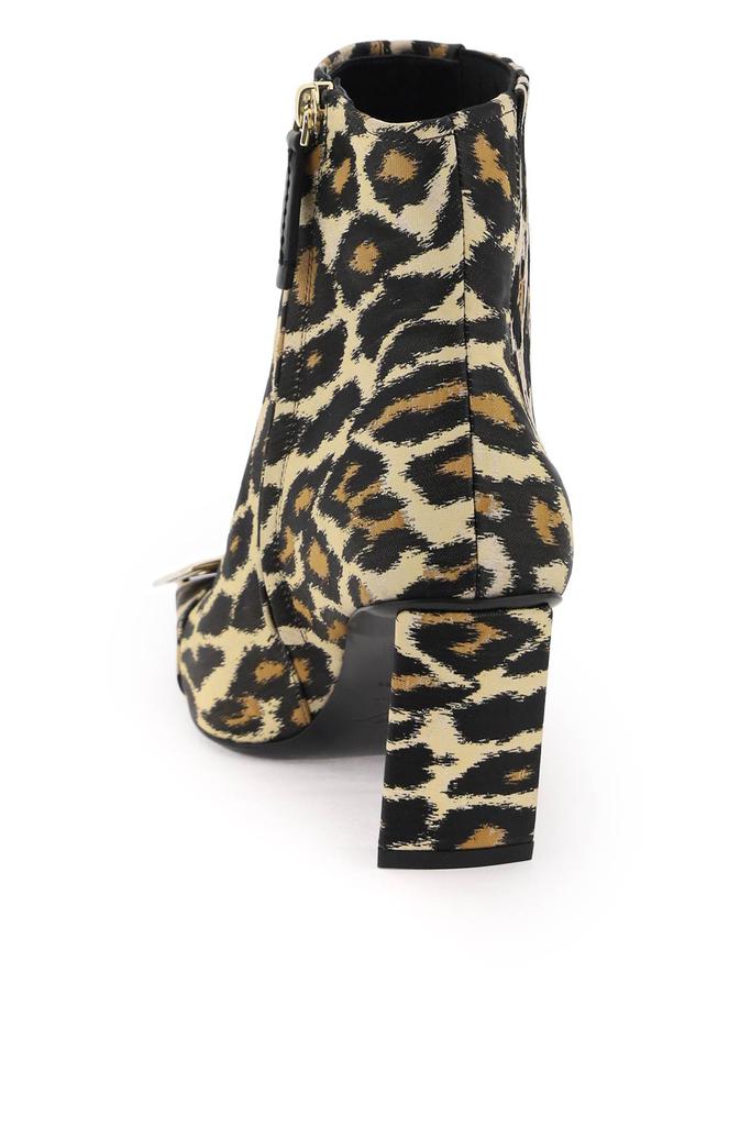 Roger vivier leopard jacquard 'belle vivier' chelsea boots商品第3张图片规格展示