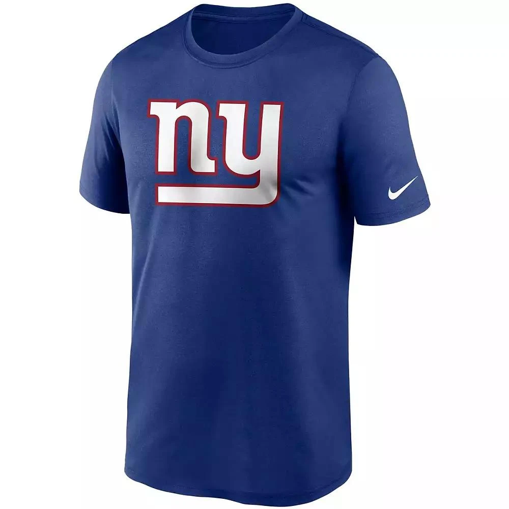 商品NIKE|Men's Royal New York Giants Logo Essential Legend Performance T-Shirt,价格¥246,第2张图片详细描述