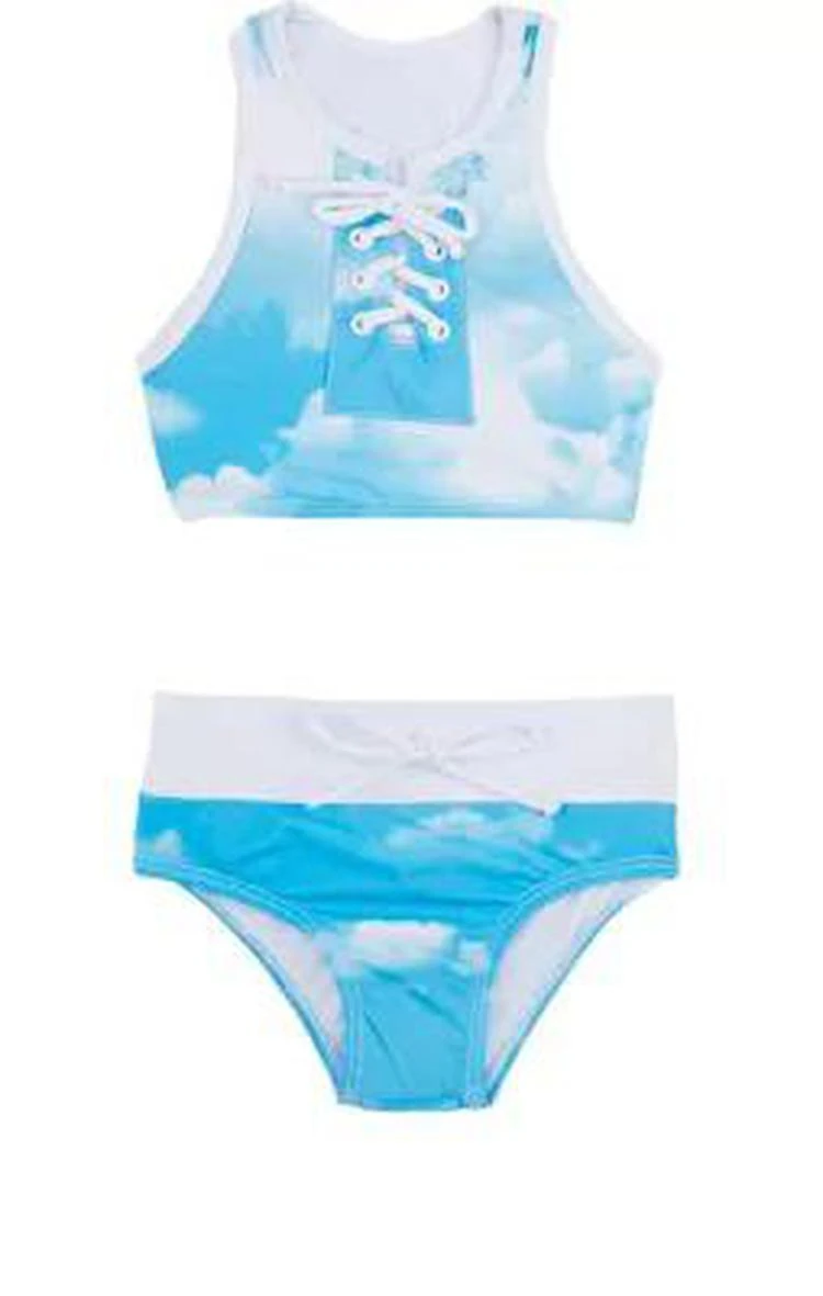 商品Submarine|Sky-Pattern Two-Piece Swimsuit,价格¥685,第1张图片