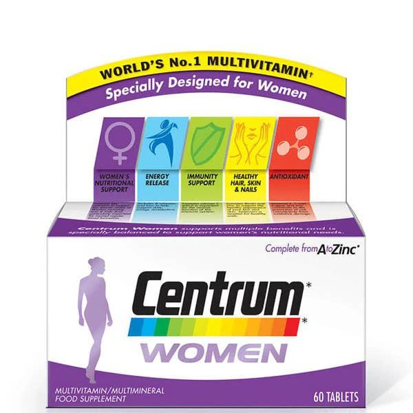 商品Centrum|Centrum Women Multivitamin Tablets - (60 Tablets),价格¥143,第1张图片