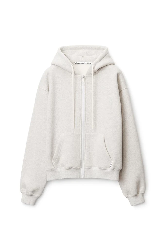 商品Alexander Wang|ZIP HOODIE IN DENSE FLEECE,价格¥2865,第1张图片