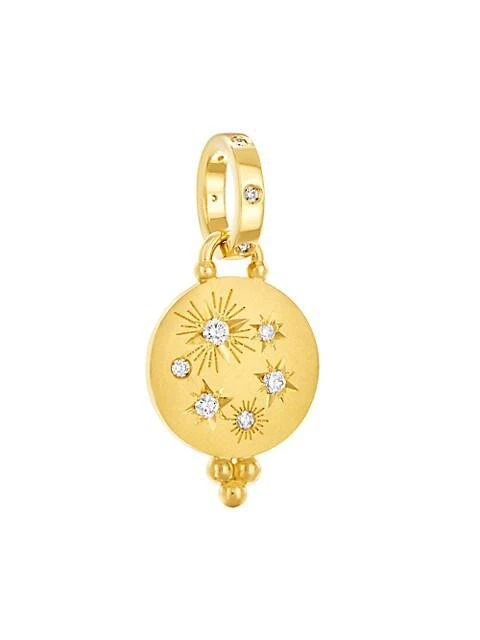 商品Temple St. Clair|Cosmos 18K Yellow Gold &amp; Diamond Pendant,价格¥18575,第1张图片