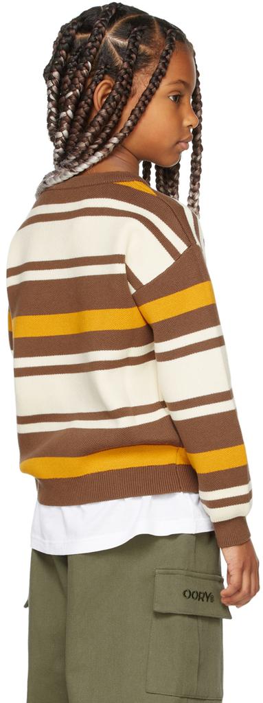 SSENSE Exclusive Kids Brown Scribble Sweater商品第3张图片规格展示