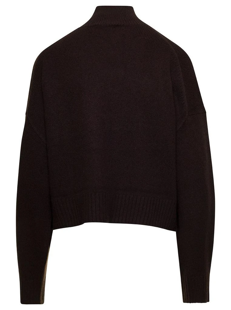 商品Theory|Theory Funnel-Neck Drop Shoulder Cropped Jumper,价格¥2009,第2张图片详细描述