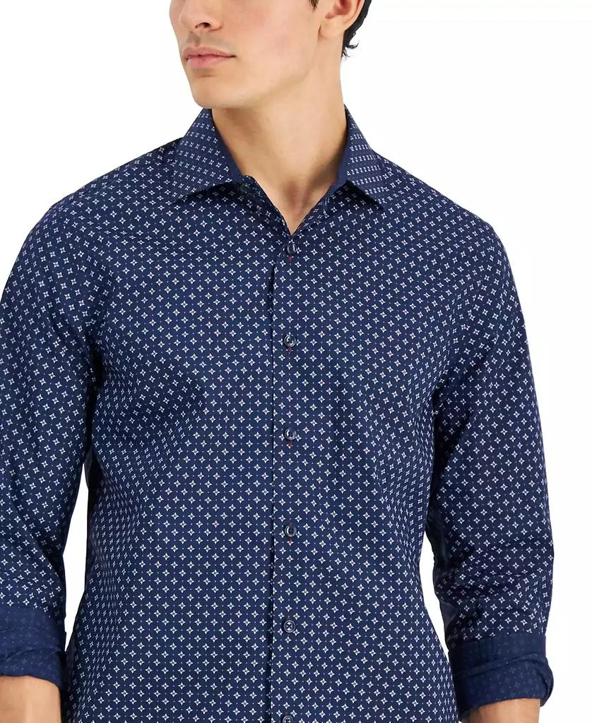 商品Alfani|Men's Mini Medallion Print Shirt, Created for Macy's,价格¥293,第3张图片详细描述