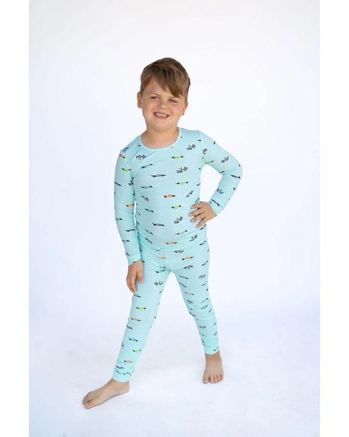 商品Lovey&Grink|Unisex Race Car Pajama Set - Baby, Little Kid, Big Kid,价格¥314,第2张图片详细描述