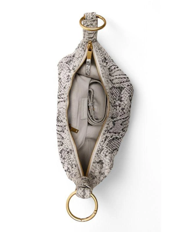 商品Walter Baker|Jane Mini Snake-Embossed Leather Hobo Bag,价格¥1341,第2张图片详细描述