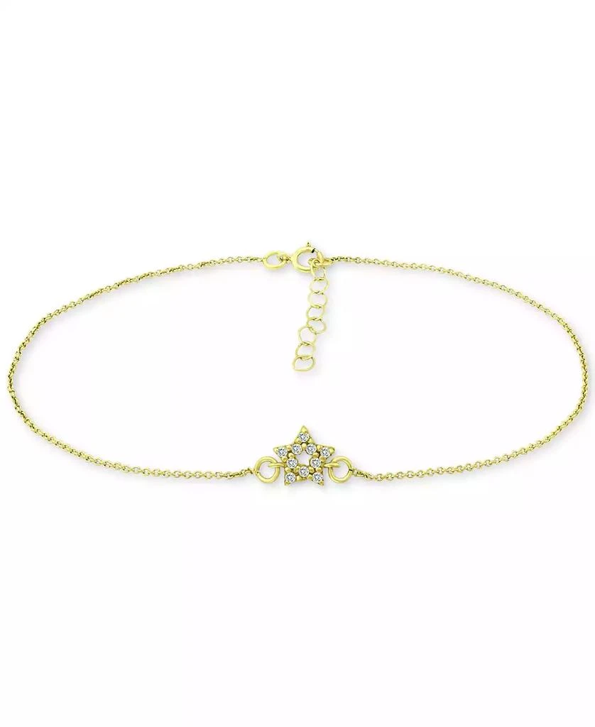 商品Giani Bernini|Cubic Zirconia Star Ankle Bracelet, Created for Macy's,价格¥335,第1张图片