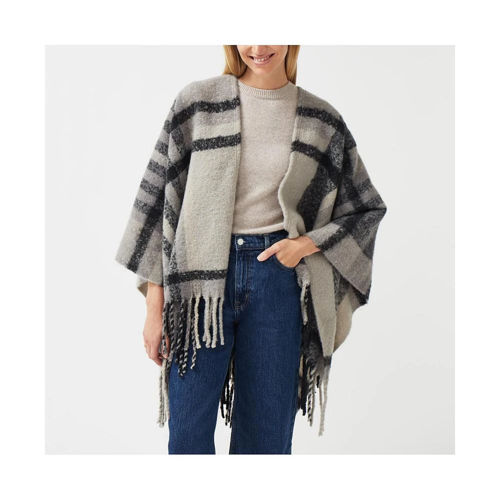 商品Radley|Women's Fluffy Check Cape Sweater,价格¥720,第3张图片详细描述