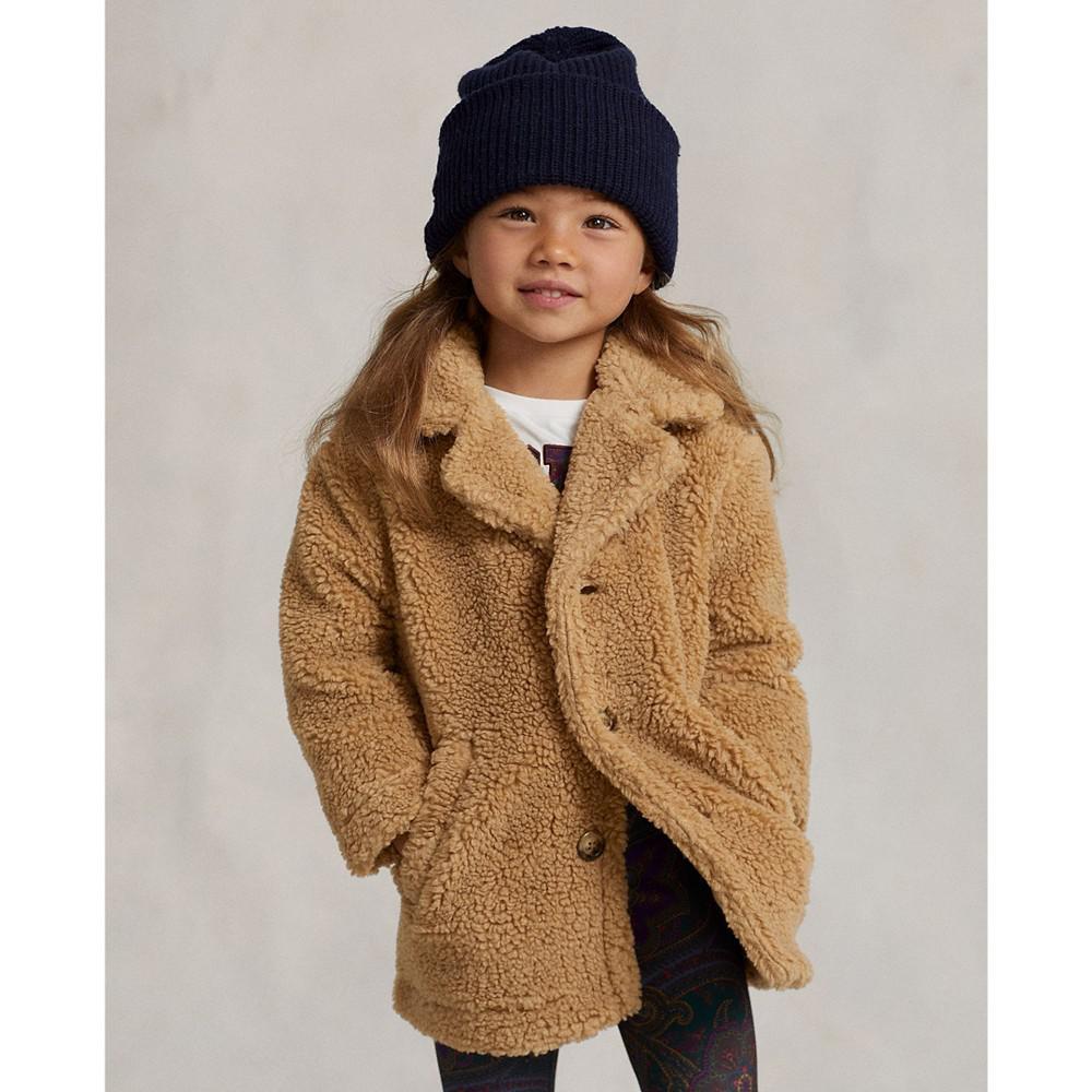 商品Ralph Lauren|Little and Toddler Girls Teddy Fleece Long Sleeves Coat,价格¥1005,第5张图片详细描述