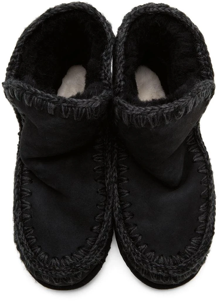 商品Mou|Black Suede Ankle 18 Boots,价格¥693,第5张图片详细描述