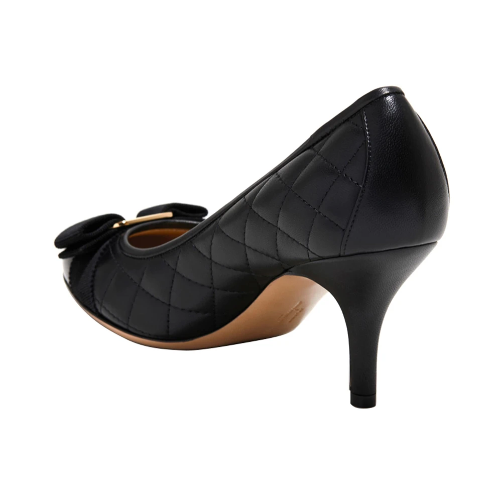Salvatore Ferragamo 菲拉格慕 女士黑色高跟鞋 01-N674-692392 商品
