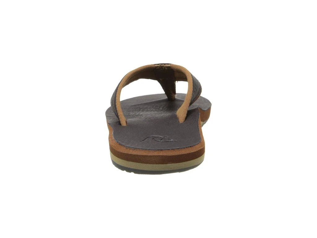 商品Quiksilver|Quiksilver Kids Carver Nubuck Flip Flops (Toddler/Little Kid/Big Kid),价格¥212,第5张图片详细描述