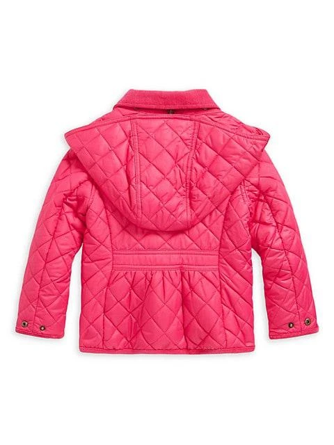 商品Ralph Lauren|Little Girl's &amp; Girl's Water-Resistant Barn Jacket,价格¥506,第2张图片详细描述