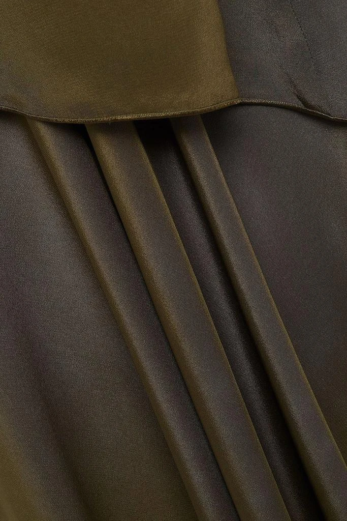 商品AMIRI|Asymmetric ruffled silk crepe de chine dress,价格¥1445,第2张图片详细描述