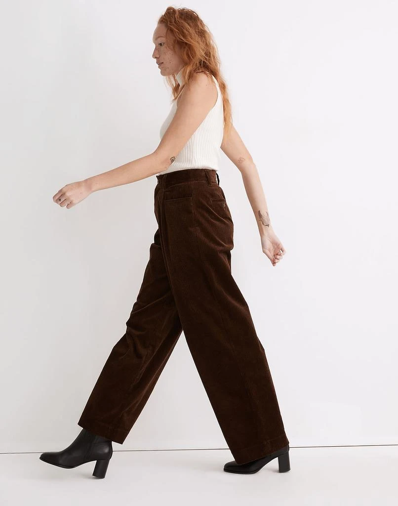 商品Madewell|Corduroy Pleated Wide-Leg Pants,价格¥802,第2张图片详细描述