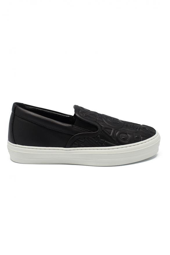 商品Salvatore Ferragamo|Leather slip-on - Shoe size: 35,5,价格¥1793,第1张图片