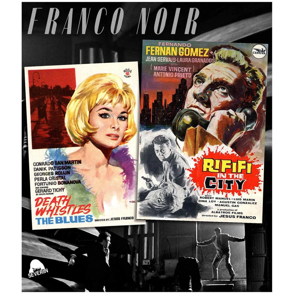 商品Severin Films|Franco Noir: Death Whistles The Blues / Rififi In The City (US Import),价格¥443,第1张图片