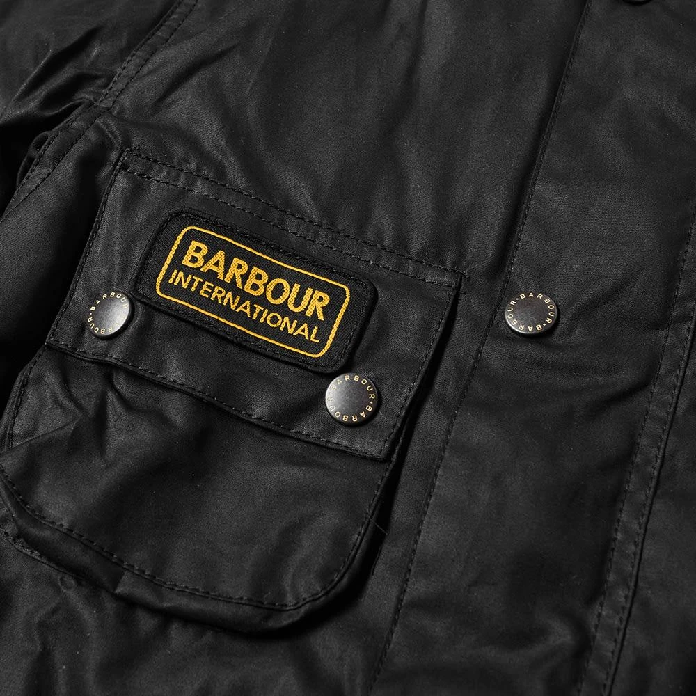 商品Barbour|Barbour International Slim International Wax Jacket,价格¥2287,第4张图片详细描述