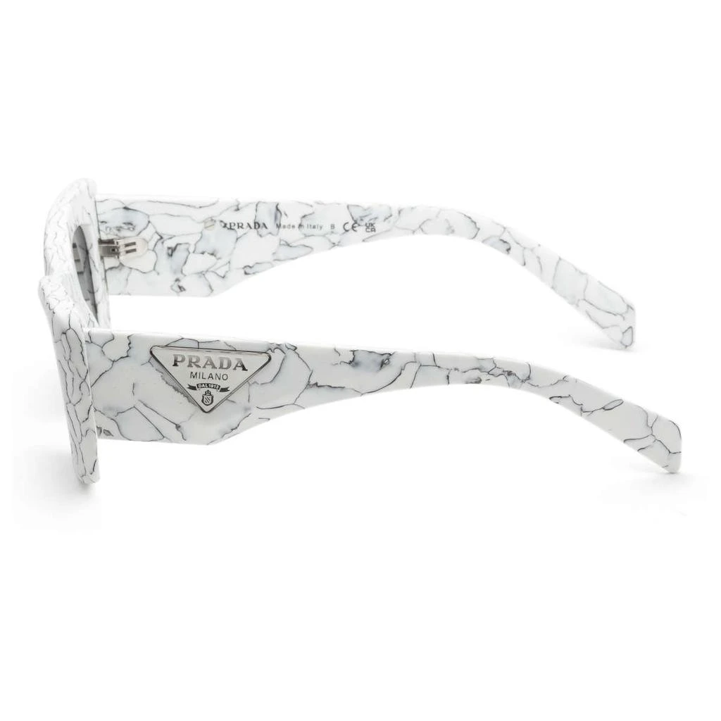 商�品Prada|Prada 白色 长方形 太阳镜,价格¥1109,第2张图片详细描述