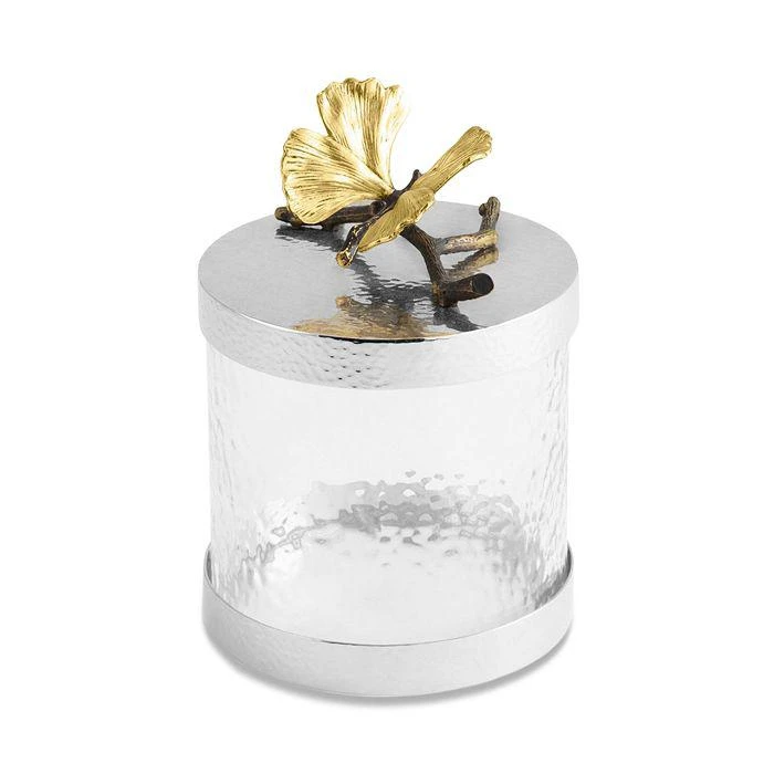 商品Michael Aram|Butterfly Ginkgo Extra Small Canister,价格¥757,第1张图片详细描述