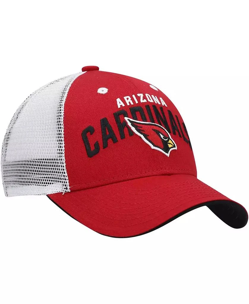 商品Outerstuff|Big Boys and Girls Cardinal, White Arizona Cardinals Core Lockup Snapback Hat,价格¥165,第3张图片详细描述