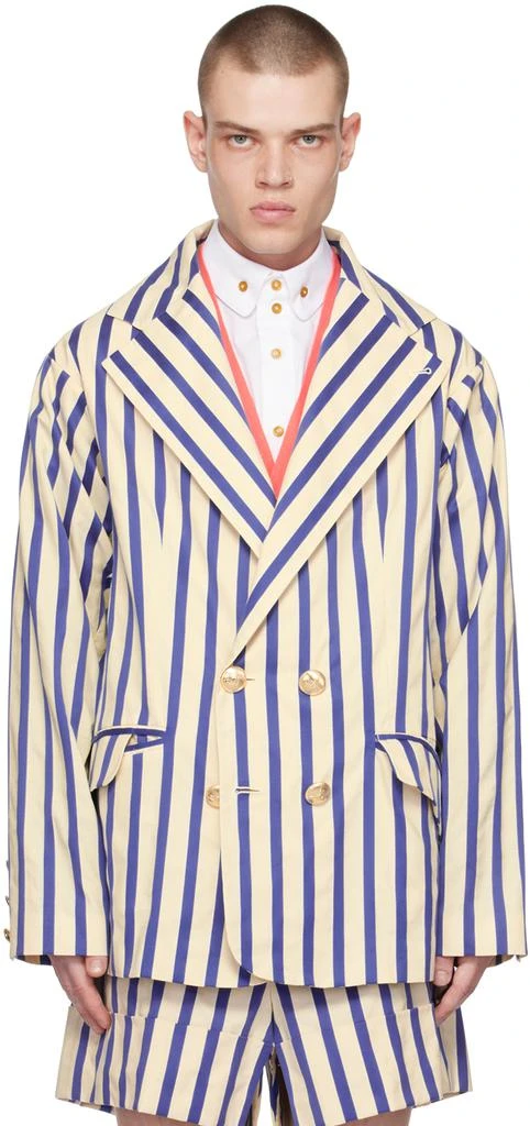 商品Vivienne Westwood|Off-White Summer Wittgenstein Blazer,价格¥4187,第1张图片