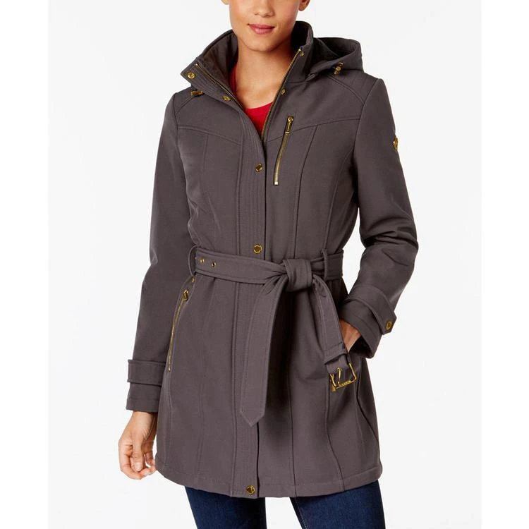 商品Michael Kors|MICHAEL  Hooded Softshell Raincoat,价格¥926,第1张图片