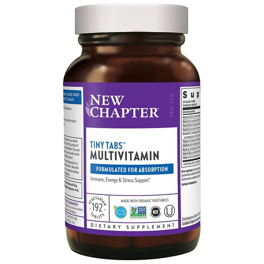 商品New Chapter|Tiny Tabs, Multivitamin Tablets,价格¥112,第1张图片