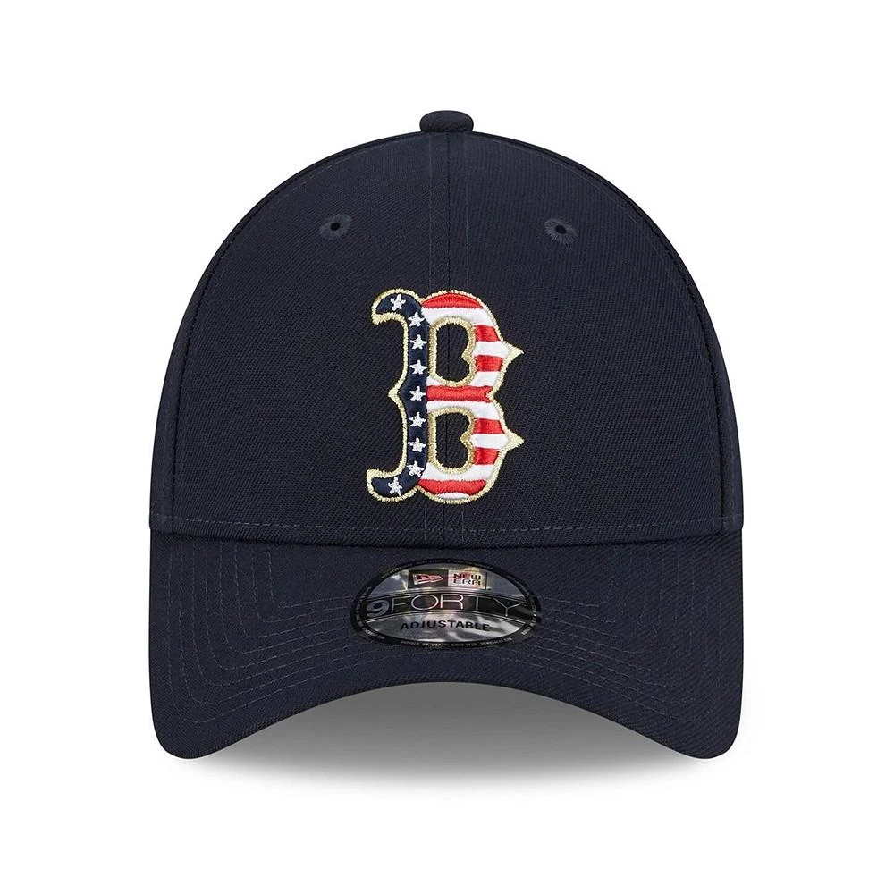 商品New Era|Men's Navy Boston Red Sox 2023 Fourth of July 9FORTY Adjustable Hat,价格¥280,第2张图片详细描述