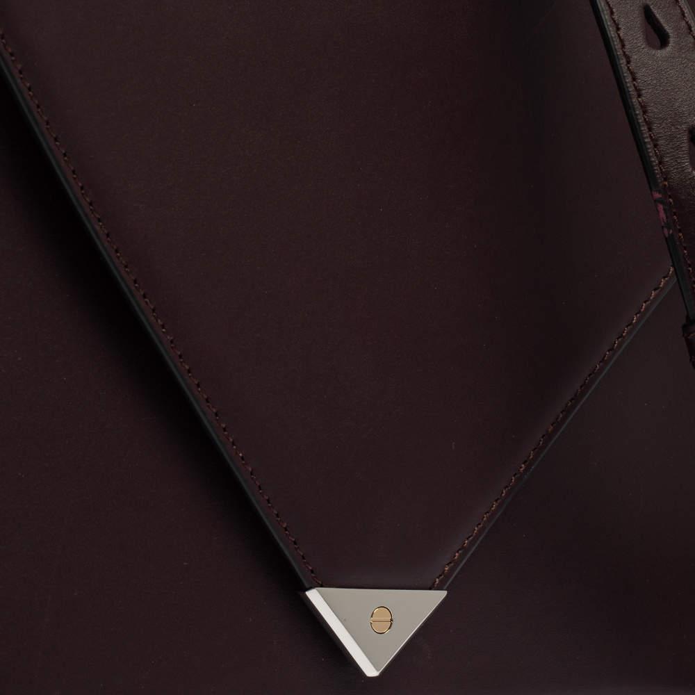 Alexander Wang Dark Plum Leather Prisma Envelope Shoulder Bag商品第5张图片规格展示