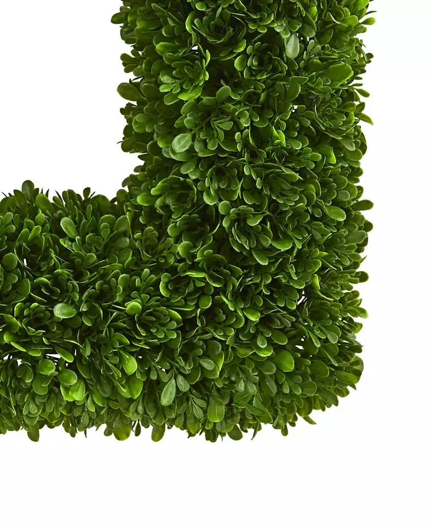 商品NEARLY NATURAL|17" Tea Leaf Square Wreath,价格¥574,第3张图片详细描述