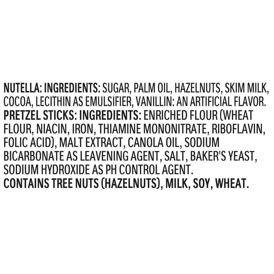 商品Nutella|Hazelnut and Cocoa Spread with Pretzel Sticks, Snack Pack Hazelnut Spread & Pretzel Sticks,价格¥19,第3张图片详细描述