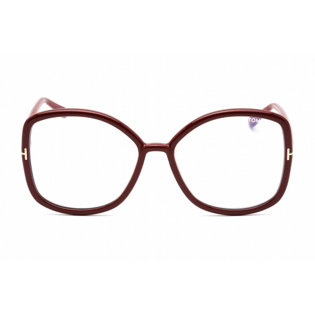 商品Tom Ford|Tom Ford Women's Eyeglasses - Full Rim Oversized Pink Plastic Frame | FT5845-B 074,价格¥884,第2张图片详细描述