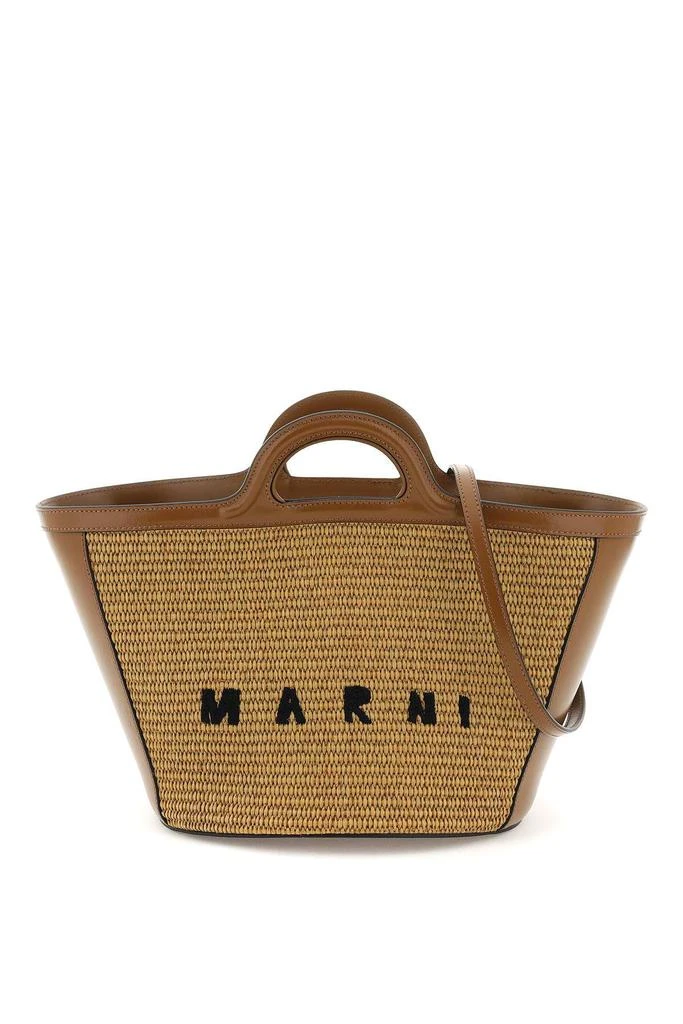 商品Marni|RAFFIA AND LEATHER SMALL TROPICALIA BUCKET BAG,价格¥3208,第1张图片