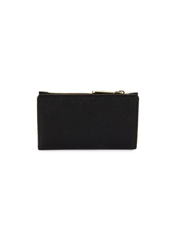 商品Karl Lagerfeld Paris|Faux Leather Logo Appliqué Bi-Fold Wallet,价格¥278,第3张图片详细描述
