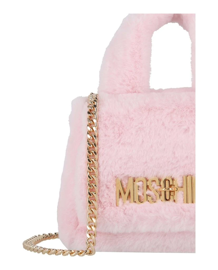 商品Moschino|Faux Fur Logo Crossbody Bag,价格¥4283,第3张图片详细描述