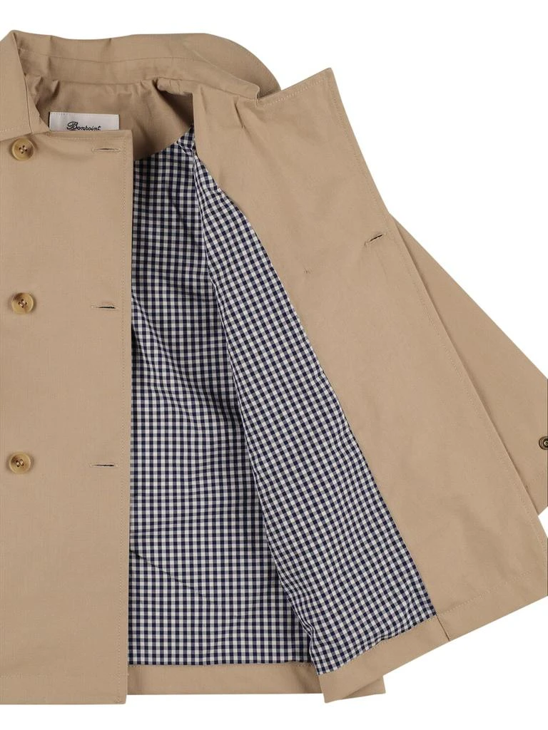 商品Bonpoint|Cotton Gabardine Trench Coat W/hood,价格¥2423,第4张图片详细描述