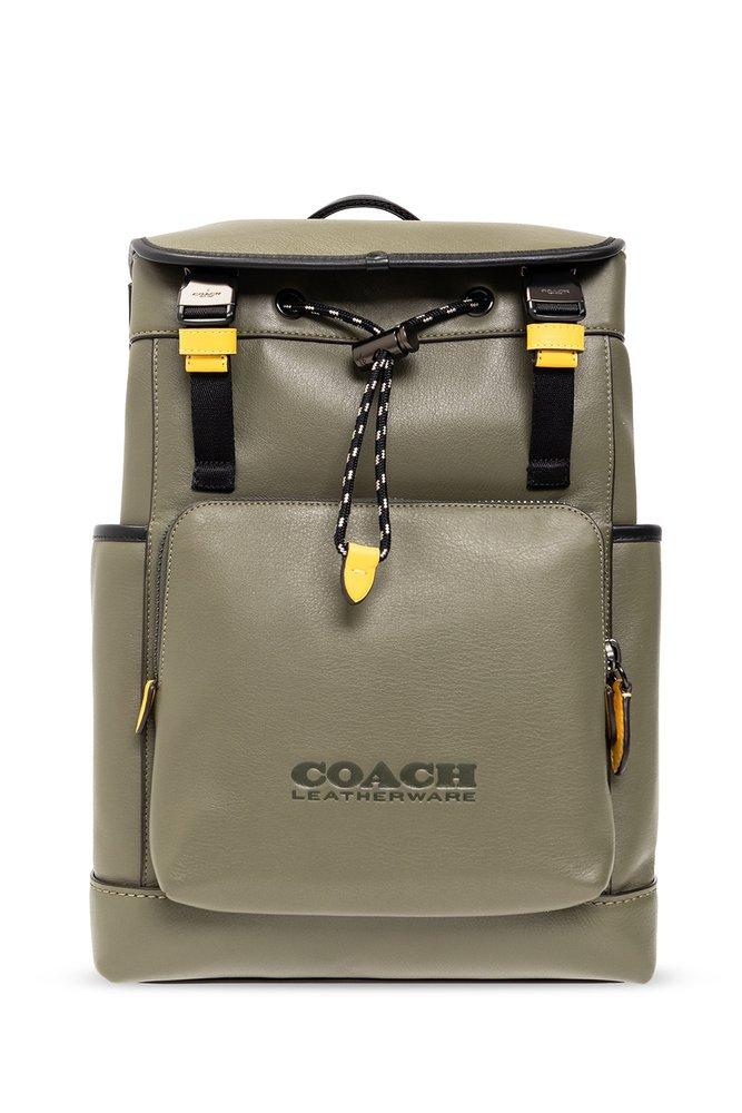 Coach League Logo Embossed Backpack商品第1张图片规格展示