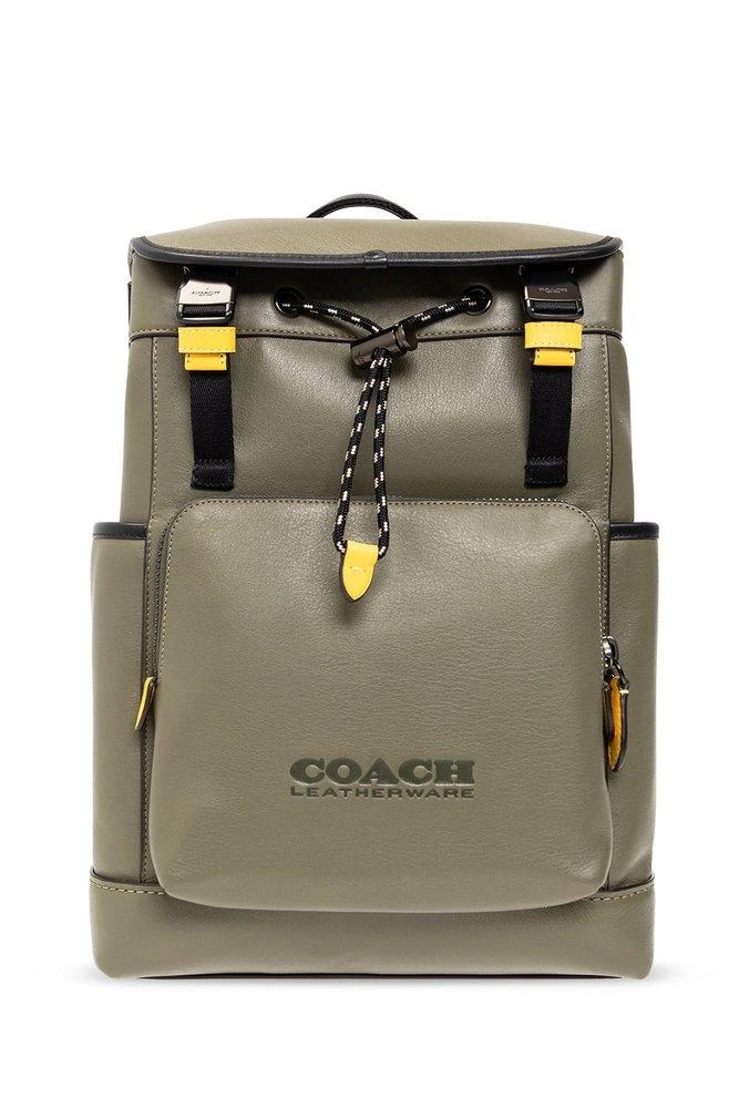 商品Coach|Coach League Logo Embossed Backpack,价格¥4865,第1张图片