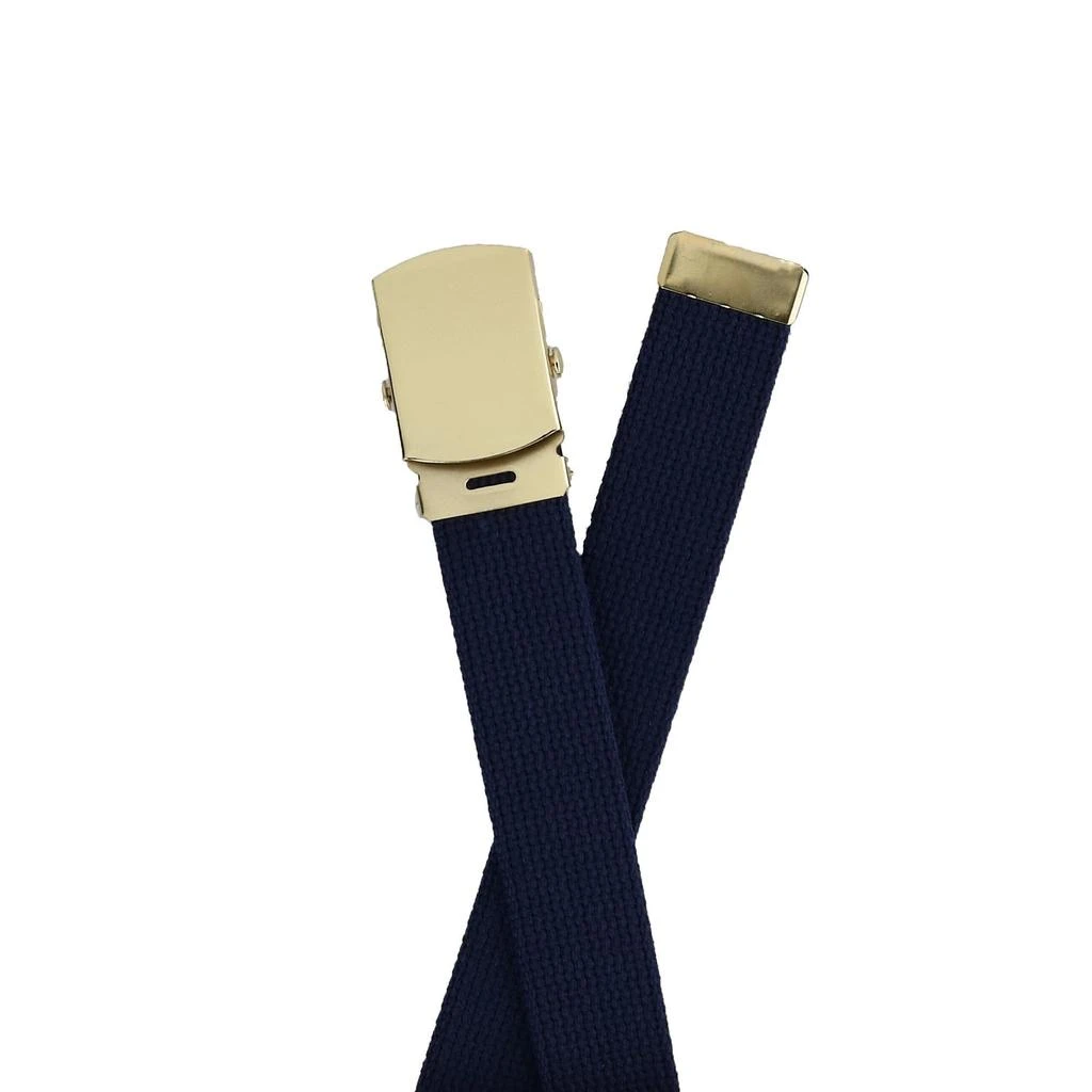 商品CTM|Kid's Cotton Belt with Brass Military Buckle (Pack of 2 Colors),价格¥111,第3张图片详细描述