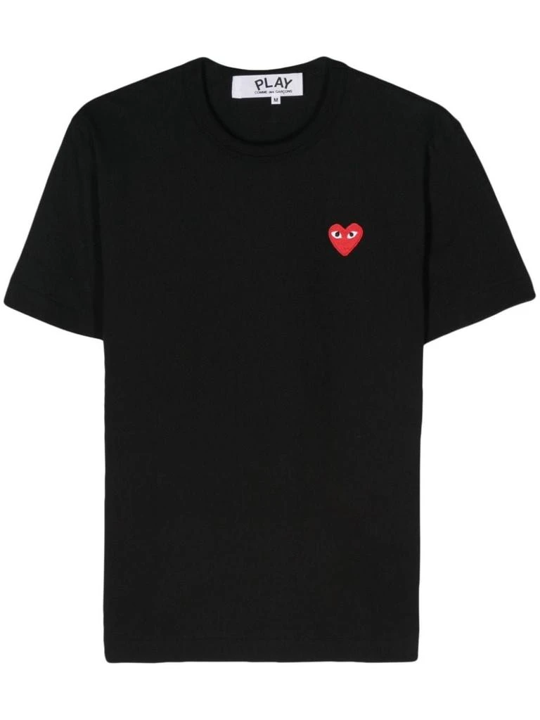 商品Comme des Garcons|Comme des Garçons Play Logo Patch Crewneck T-Shirt,价格¥654,第1张图片