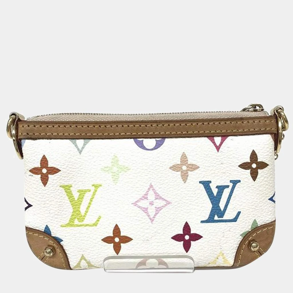 商品[二手商品] Louis Vuitton|Louis Vuitton Multicolor Canvas Monogram Multicolor Pochette Milla PM  Coin Case,价格¥6703,第2张图片详细描述