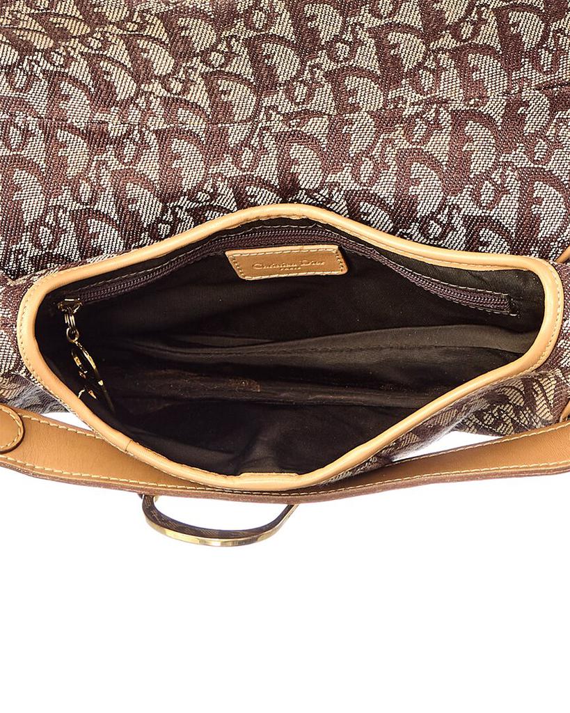 Dior Beige Monogram Canvas Saddle Bag (Authentic Pre-Owned)商品第4张图片规格展示