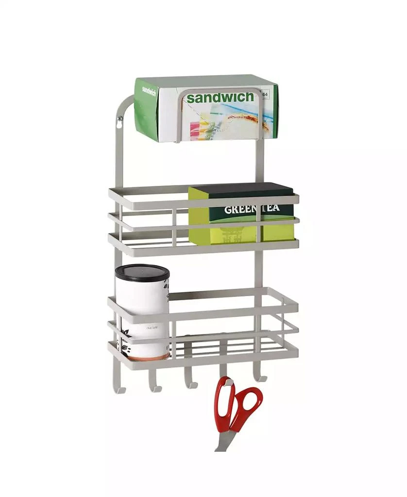 商品Honey Can Do|3 Shelf Kitchen Wall Storage With Hooks,价格¥313,第3张图片详细描述