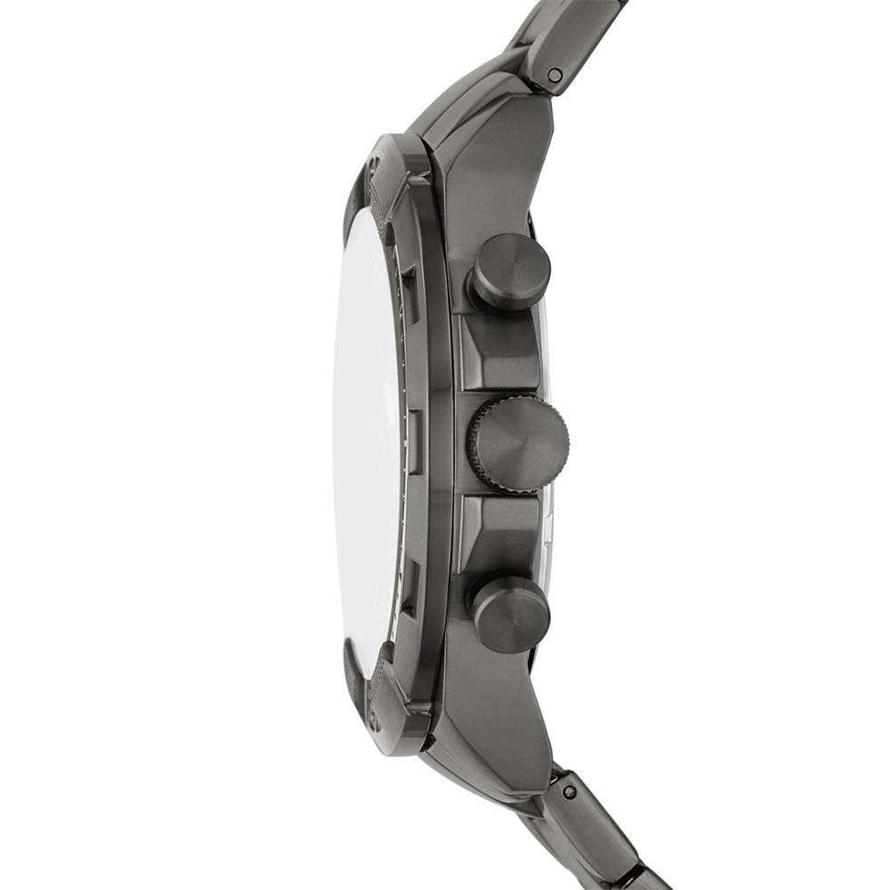 Men's Bronson Chronograph Gray Stainless Steel Bracelet Watch 44mm商品第3张图片规格展示
