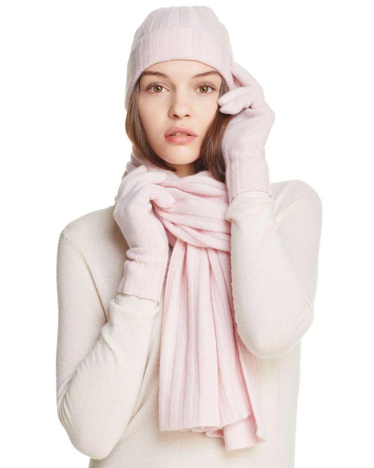 商品Bloomingdale's|C by Bloomingdale's Ribbed Cashmere Gloves - Exclusive,价格¥586,第2张图片详细描述