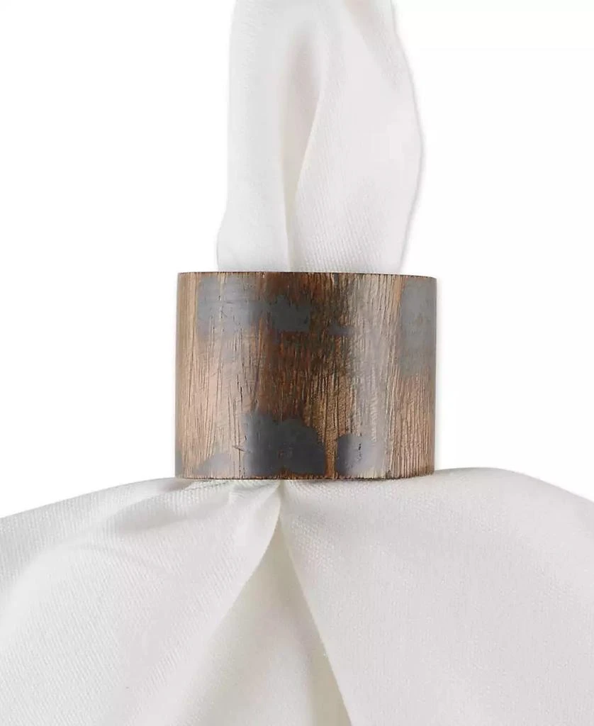 Wood Band Napkin Ring Set of 6 商品
